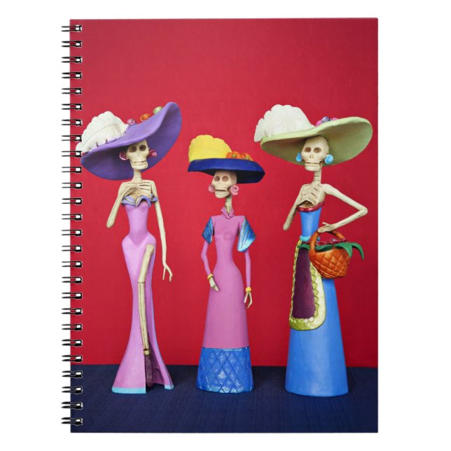 Tres Catrinas Notebook Notizblock (Vorderseite)