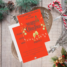 Très Joyeux Noël Fête Invitation