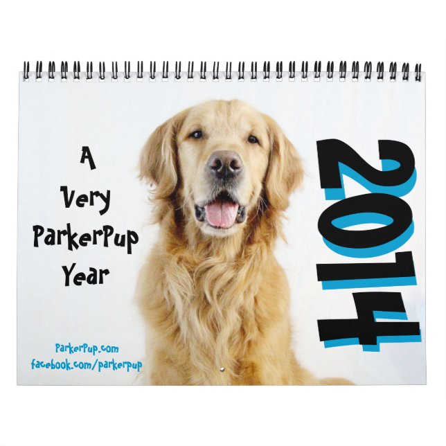 Très une année de ParkerPup - calendrier 2014 (Protection)