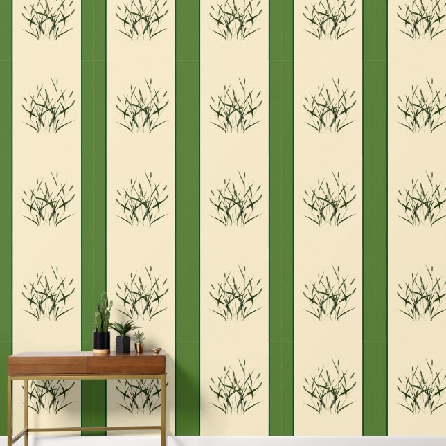 Trésor d'été (A) sur un papier peint (Couloir)