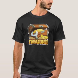 Trésor ! Le T-shirt foncé des hommes