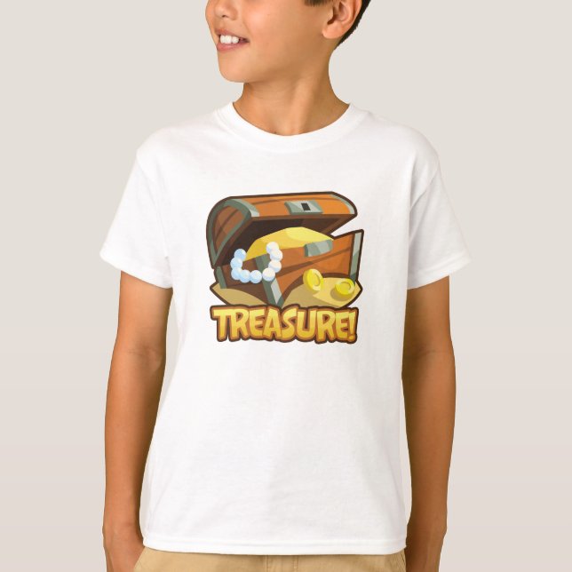 Trésor ! T-shirt d'enfants (Devant)