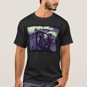 tresser avec un t-shirt noir