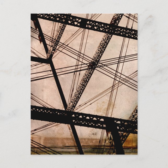 Trestbrücke "Kabel" Postkarte (Vorderseite)