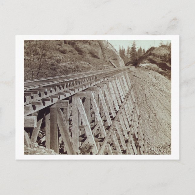 Trestle in Clipper Ravine Postkarte (Vorderseite)
