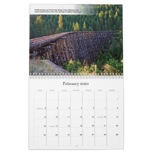 Trestles of Camas Prairie Eisenbahnkalender Kalender