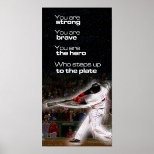 Treten Sie auf das Plate-Poster auf Poster