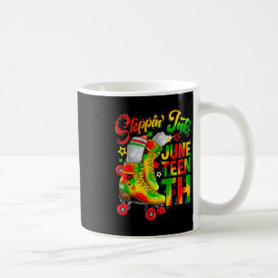 Treten Sie in Juneteenth Vorfahren Melanin Roller Kaffeetasse