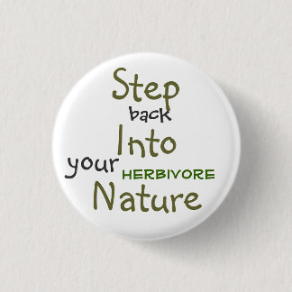 Treten Sie in Natur Button