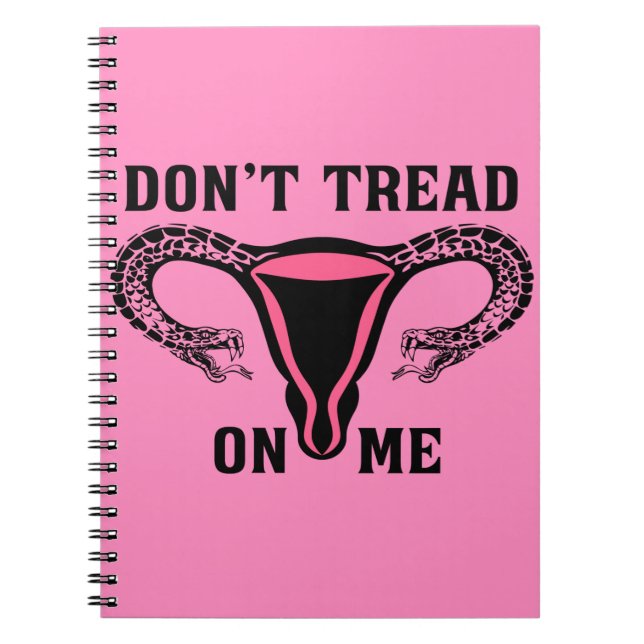 Treten Sie mir nicht als Feministin auf Notizblock (Vorderseite)