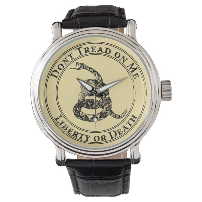 Treten Sie mir nicht auf Armbanduhr (Vorderseite)