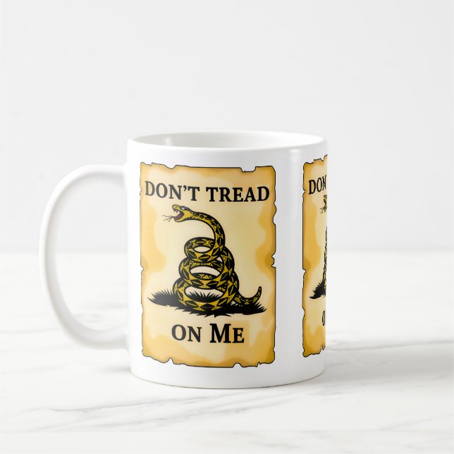 Treten Sie mir nicht auf den T - Shirt Kaffeetasse (Links)