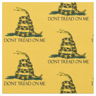 Treten Sie mir nicht auf, Gadsden Flag Patriotisch Stoff
