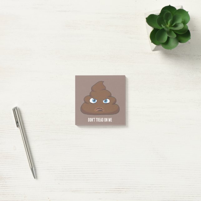 Treten Sie mir nicht auf. Post-it Klebezettel (Büro)