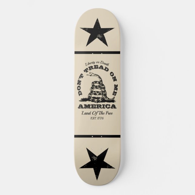 Treten Sie mir nicht auf Skateboard (Vorderseite)