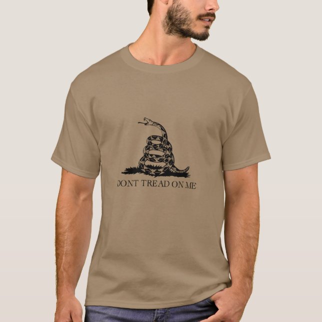 Treten Sie mir nicht auf taktischen T - Shirt (Vorderseite)