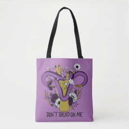 Treten Sie mir nicht auf Uterus auf Tasche