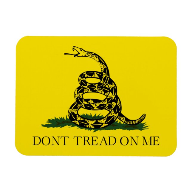 Treten Sie mir nicht die amerikanische Flagge Gads Magnet (Horizontal)