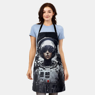 Treten Sie mit unserem Girl Astronauten in den Kos Schürze
