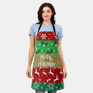 Treten Sie neben Ugly Sweater, Liebe Ugly Weihnach Schürze