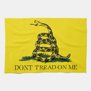 Treten Sie nicht auf meiner Gadsden-Flagge Geschirrtuch