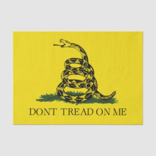 Treten Sie nicht auf meiner Gadsden-Flagge Seidenpapier