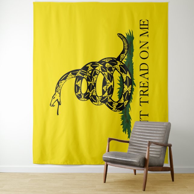 Treten Sie nicht auf meiner Gadsden-Flagge Wandteppich (Beispiel)