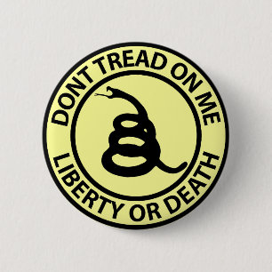 Treten Sie nicht auf mir Button