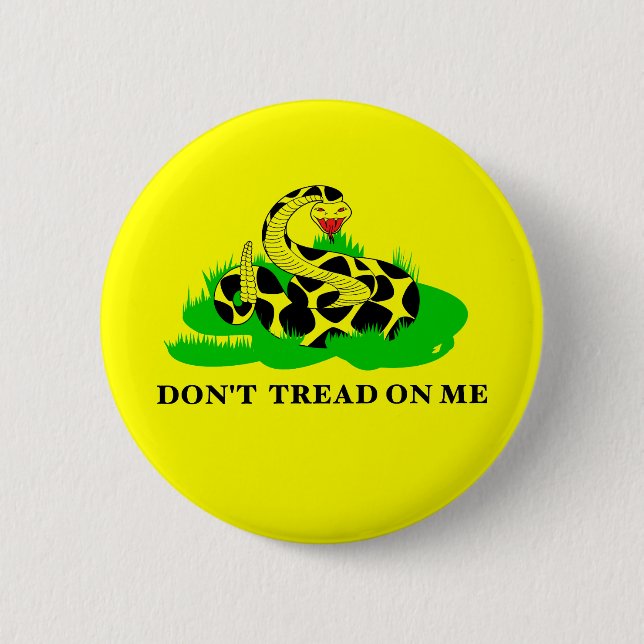Treten Sie nicht auf mir Button (Vorderseite)