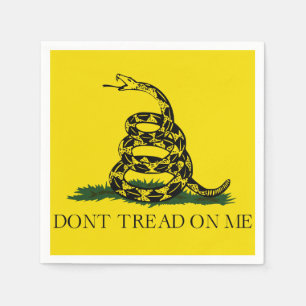 Treten Sie nicht auf mir Gadsden-amerikanische Serviette