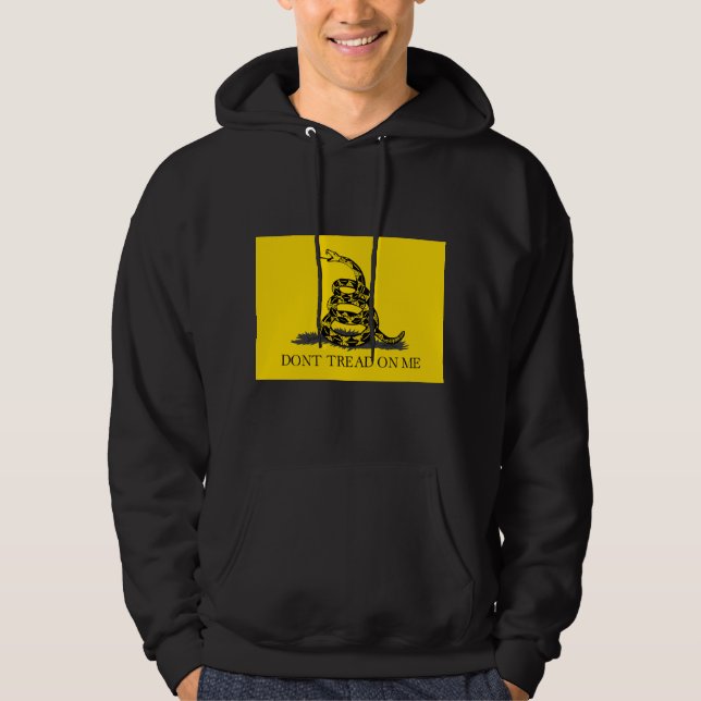 Treten Sie nicht auf mir Gadsden-Flagge Hoodie (Vorderseite)