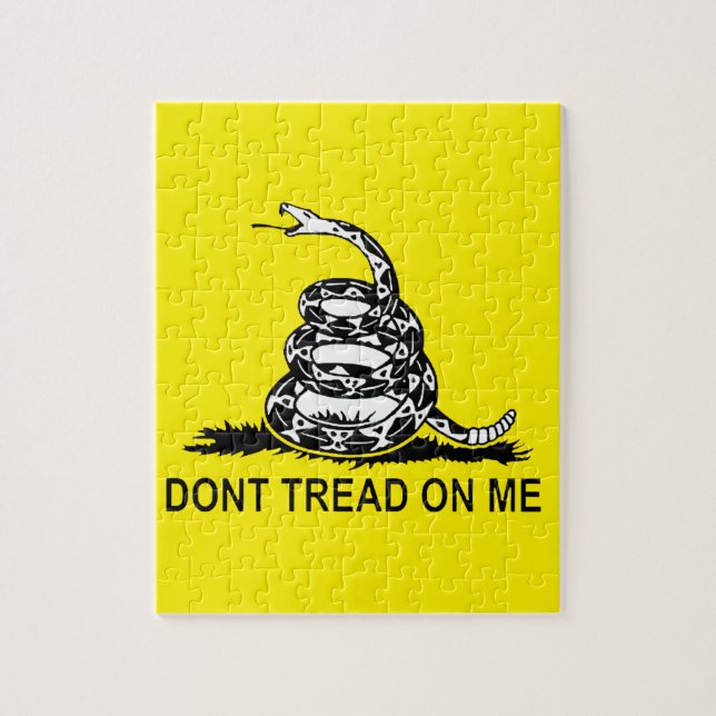 Treten Sie nicht auf mir Gadsden-Flaggen-Reihe (Vertikal)