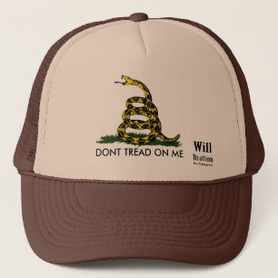 TRETEN Sie NICHT AUF MIR, Gadsden Rattler, wird Truckerkappe