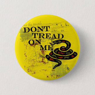 Treten Sie nicht auf mir Gadsdenflagge/-symbol Button