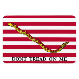 Treten Sie nicht auf mir - Marine-Jack-Flagge Magnet