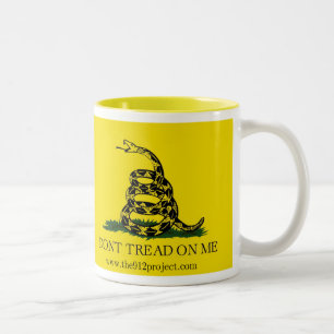 Treten Sie nicht auf mir Zweifarbige Tasse