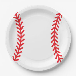 Treten Sie zur Tafel! Teller zum Thema Baseball