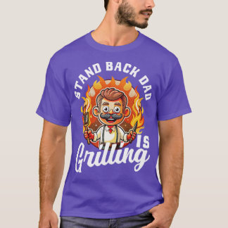 Treten Sie zurück, Papa grillt T-Shirt