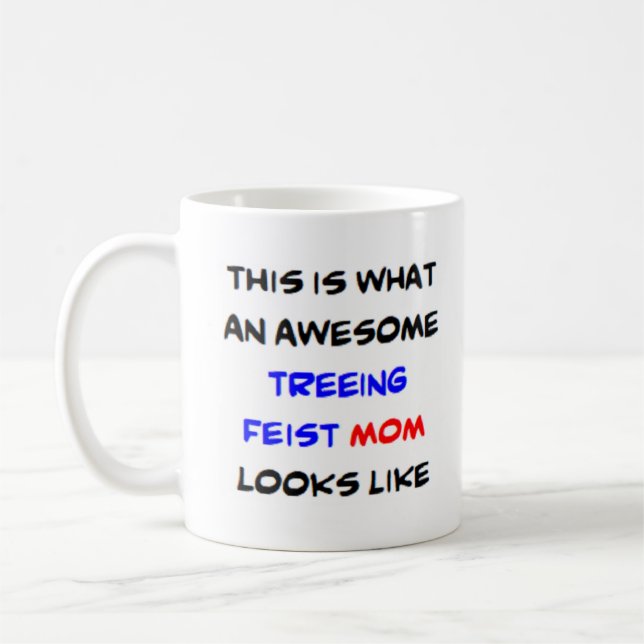 tretende Mama, phantastisch Kaffeetasse (Links)
