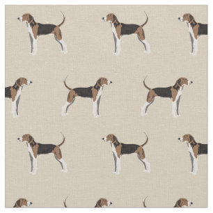 Tretender Walker Coonhound Hund bräunlich Stoff