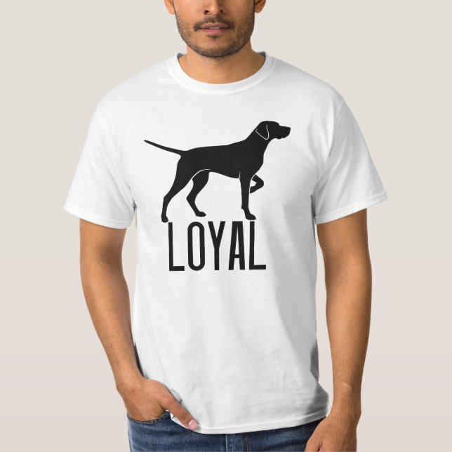 TREU, Jagdhund T-Shirt (Vorderseite)