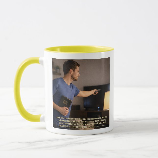Treu zu leben genügt tasse (Links)