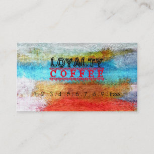 Treue Kaffee Punch Bunt Modern Holz #23