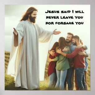 Treue Versprechen Jesu a poster