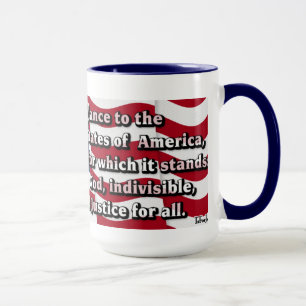 Treueeid auf die US-Flagge Tasse