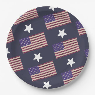 Treueeid-Flagge Pappteller