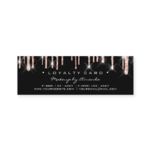 Treuekarte 6 Punch Makeup Rose Blau
