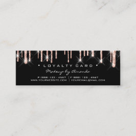 Treuekarte 6 Punch Makeup Rose Blau