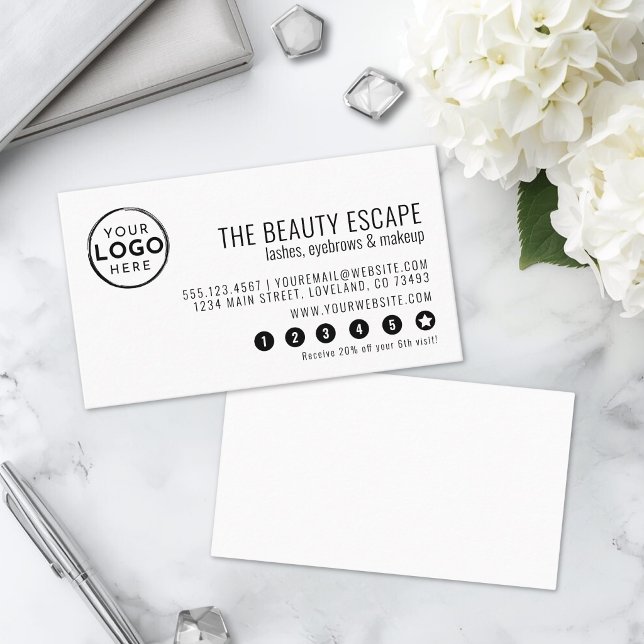 Treuekarte mit Firmenlogo (Business Logo Loyalty Card )