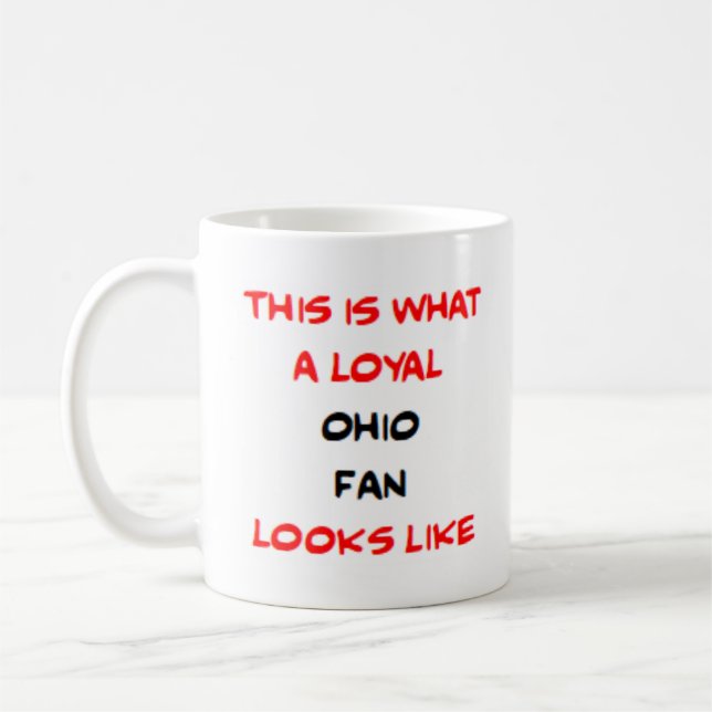 treuer Ohio-Fan Kaffeetasse (Links)